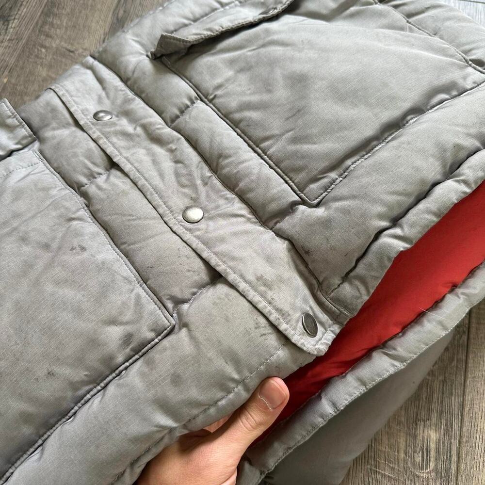 Men’s Grey Patagonia Down Puffer Slingshot Grey Vest - Picture 5 of 8